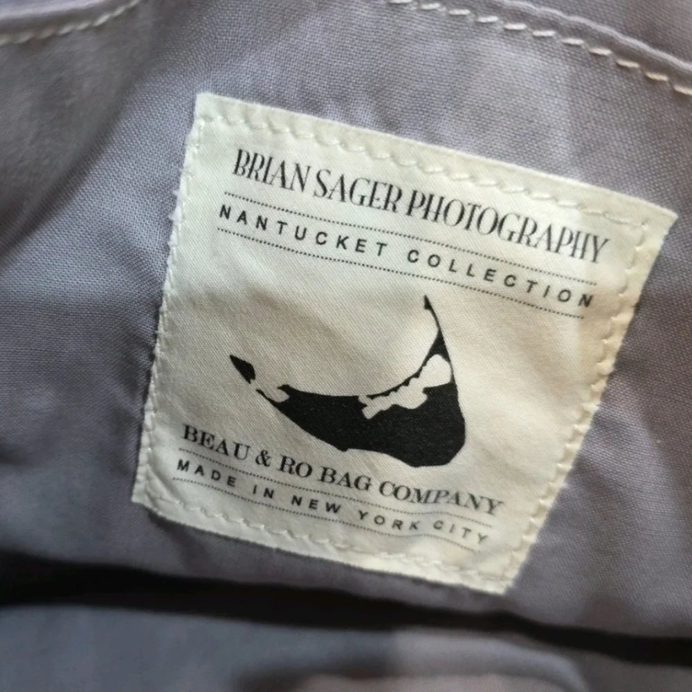 Beau & Ro Bag Company Tote Bag Clutch Nautical Boats Makeup Travel